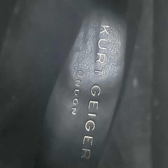 Kurt Geiger Women\'s Black Leather Jeweled Combat Boots 8 main image 2